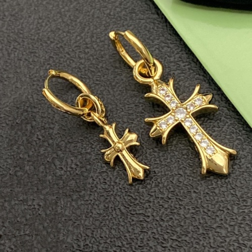 Replica Chrome Hearts Earrings For Women #1219236 $25.00 USD for Wholesale