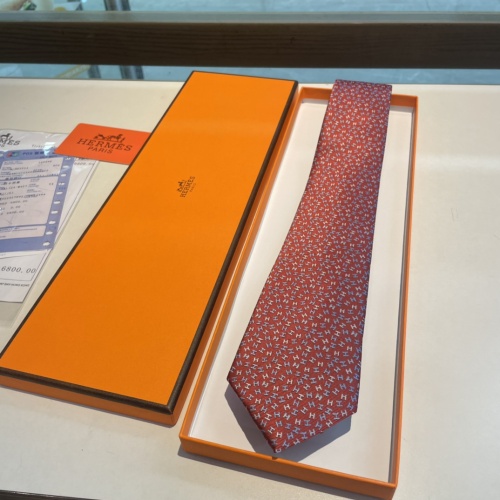 Replica Hermes Necktie For Men #1219297 $34.00 USD for Wholesale