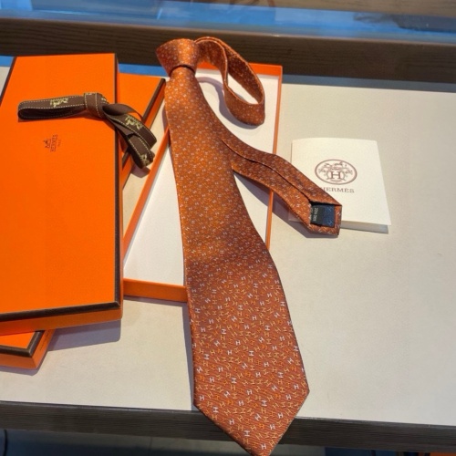 Replica Hermes Necktie For Men #1219298 $34.00 USD for Wholesale