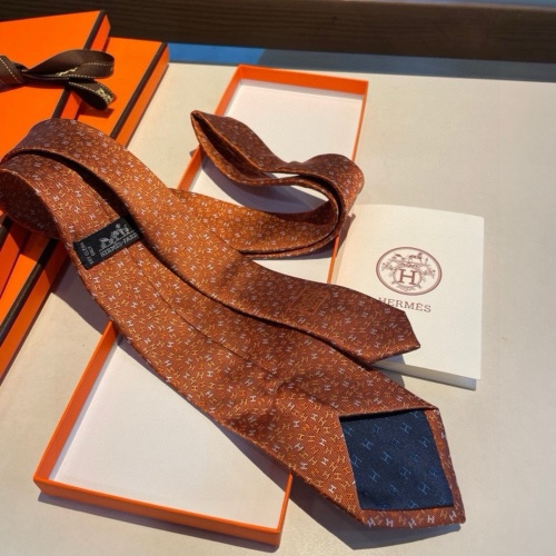 Replica Hermes Necktie For Men #1219298 $34.00 USD for Wholesale