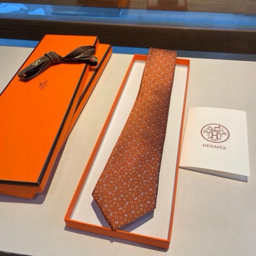 Replica Hermes Necktie For Men #1219298 $34.00 USD for Wholesale