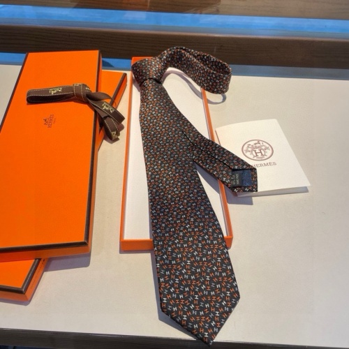 Replica Hermes Necktie For Men #1219299 $34.00 USD for Wholesale