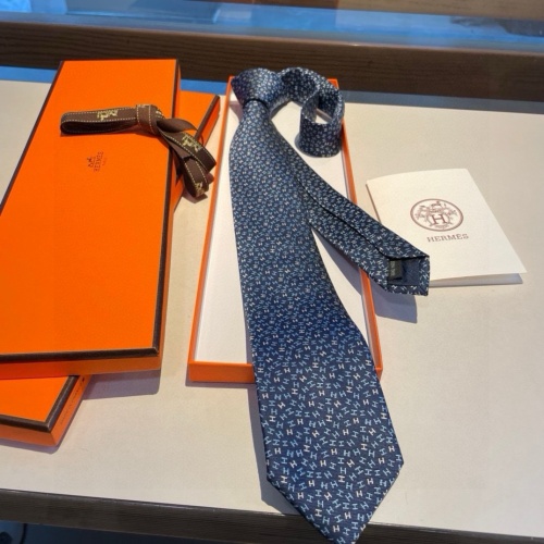 Replica Hermes Necktie For Men #1219302 $34.00 USD for Wholesale