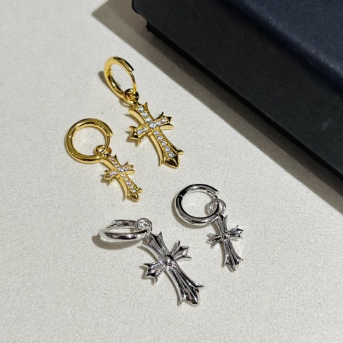 Replica Chrome Hearts Earrings For Women #1219356 $42.00 USD for Wholesale