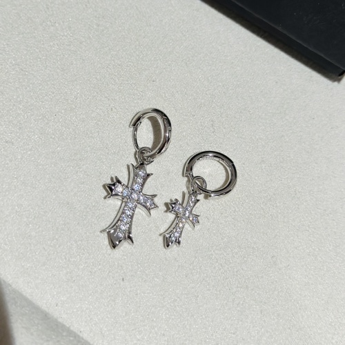 Wholesale Chrome Hearts Earrings For Women #1219357 $42.00 USD, Wholesale Quality Replica Chrome Hearts Earrings