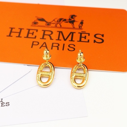 Replica Hermes Earrings For Women #1219415 $23.00 USD for Wholesale