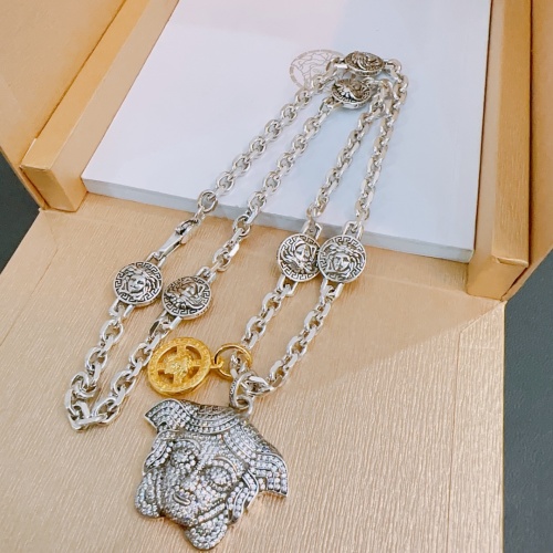 Wholesale Versace Necklaces #1219493 $64.00 USD, Wholesale Quality Replica Versace Necklaces