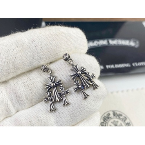 Wholesale Chrome Hearts Earrings For Women #1219499 $25.00 USD, Wholesale Quality Replica Chrome Hearts Earrings