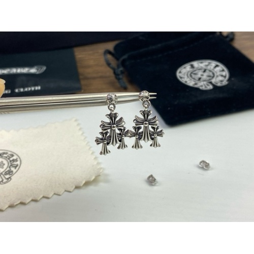 Replica Chrome Hearts Earrings For Women #1219499 $25.00 USD for Wholesale