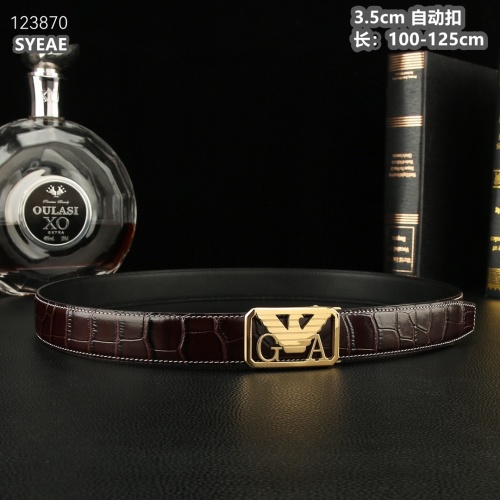 Replica Armani AAA Quality Belts For Men #1219534 $60.00 USD for Wholesale