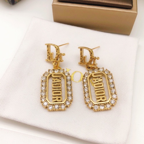 Replica Christian Dior Earrings For Women #1219775 $27.00 USD for Wholesale