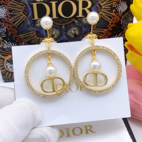 Replica Christian Dior Earrings For Women #1219776 $29.00 USD for Wholesale