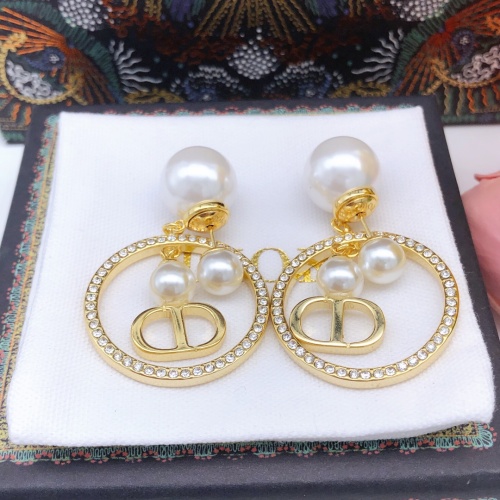 Replica Christian Dior Earrings For Women #1219776 $29.00 USD for Wholesale