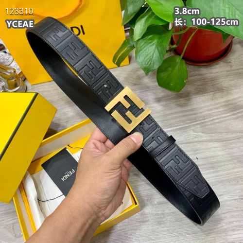 Replica Fendi AAA Quality Belts For Men #1219909 $60.00 USD for Wholesale