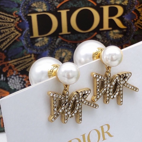 Replica Christian Dior Earrings For Women #1219917 $27.00 USD for Wholesale