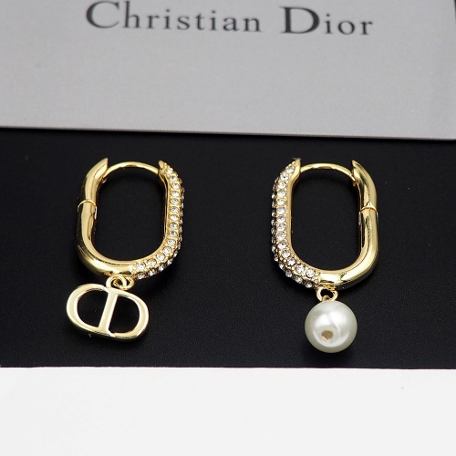 Wholesale Christian Dior Earrings For Women #1219970 $25.00 USD, Wholesale Quality Replica Christian Dior Earrings