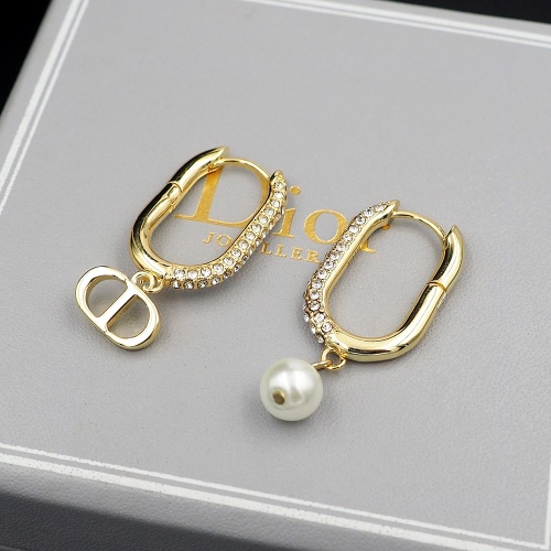 Replica Christian Dior Earrings For Women #1219970 $25.00 USD for Wholesale