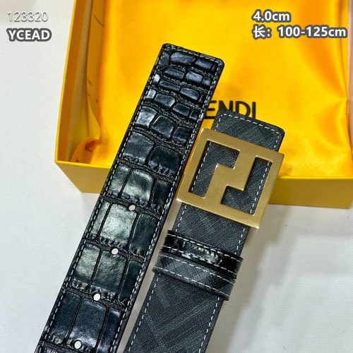 Replica Fendi AAA Quality Belts For Men #1220036 $56.00 USD for Wholesale