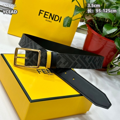 Wholesale Fendi AAA Quality Belts For Men #1220085 $56.00 USD, Wholesale Quality Replica Fendi AAA Quality Belts