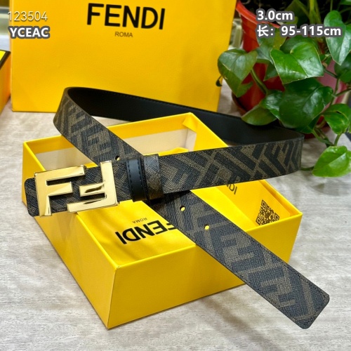 Wholesale Fendi AAA Quality Belts For Men #1220089 $52.00 USD, Wholesale Quality Replica Fendi AAA Quality Belts