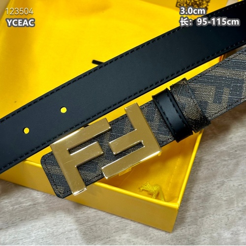 Replica Fendi AAA Quality Belts For Men #1220089 $52.00 USD for Wholesale