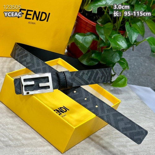 Wholesale Fendi AAA Quality Belts For Men #1220091 $52.00 USD, Wholesale Quality Replica Fendi AAA Quality Belts