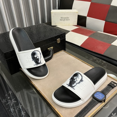 Wholesale Alexander McQueen Slippers For Men #1220130 $48.00 USD, Wholesale Quality Replica Alexander McQueen Slippers