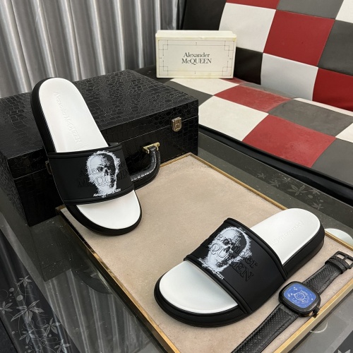 Wholesale Alexander McQueen Slippers For Men #1220132 $48.00 USD, Wholesale Quality Replica Alexander McQueen Slippers