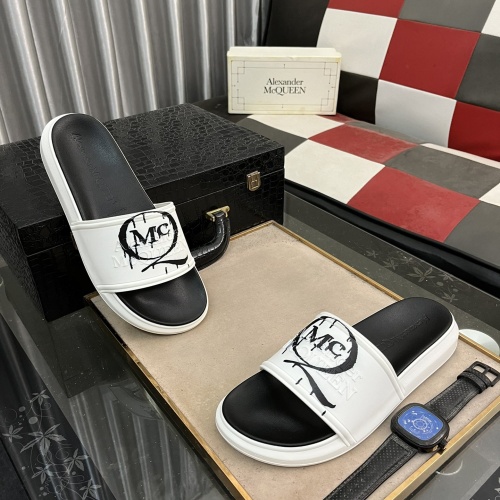 Wholesale Alexander McQueen Slippers For Men #1220138 $48.00 USD, Wholesale Quality Replica Alexander McQueen Slippers