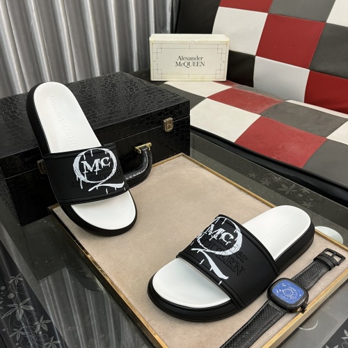 Wholesale Alexander McQueen Slippers For Men #1220140 $48.00 USD, Wholesale Quality Replica Alexander McQueen Slippers