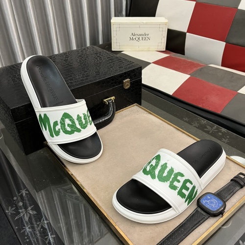 Wholesale Alexander McQueen Slippers For Men #1220150 $48.00 USD, Wholesale Quality Replica Alexander McQueen Slippers