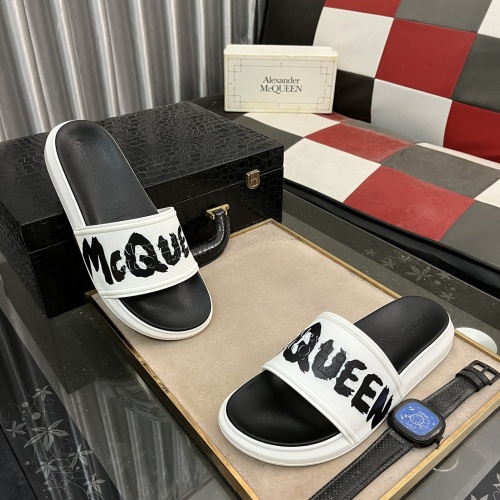 Wholesale Alexander McQueen Slippers For Men #1220152 $48.00 USD, Wholesale Quality Replica Alexander McQueen Slippers