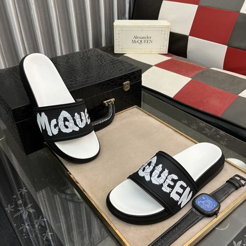 Wholesale Alexander McQueen Slippers For Men #1220154 $48.00 USD, Wholesale Quality Replica Alexander McQueen Slippers