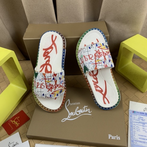 Replica Christian Louboutin CL Slippers For Men #1220165 $72.00 USD for Wholesale