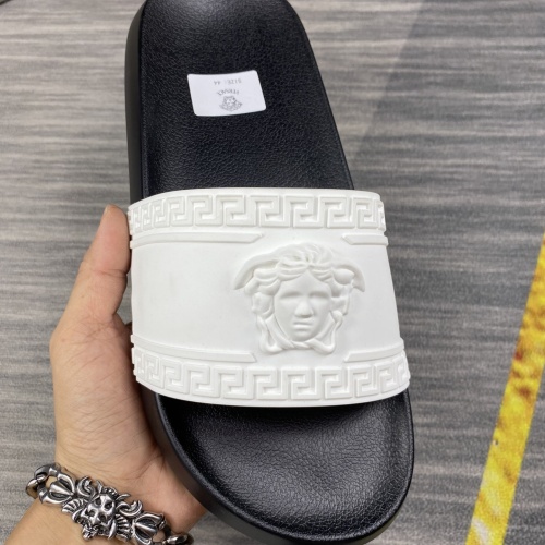 Replica Versace Slippers For Men #1220268 $45.00 USD for Wholesale