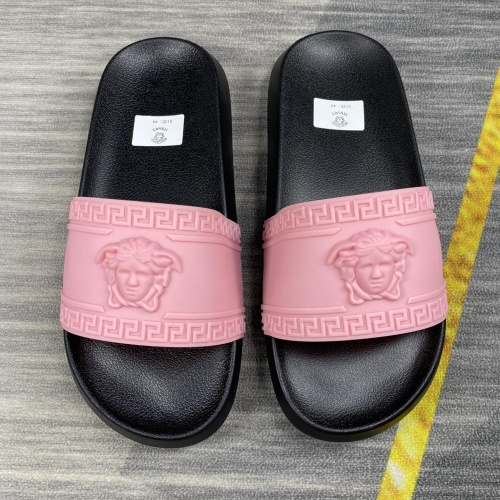 Wholesale Versace Slippers For Men #1220273 $45.00 USD, Wholesale Quality Replica Versace Slippers