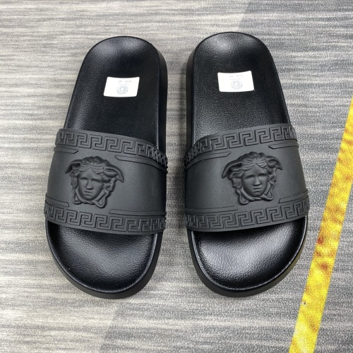 Wholesale Versace Slippers For Men #1220278 $45.00 USD, Wholesale Quality Replica Versace Slippers