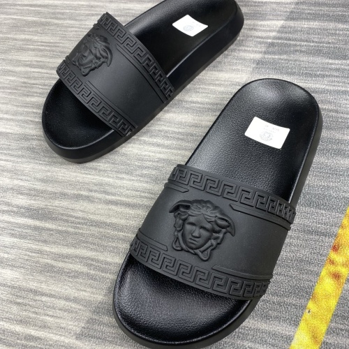 Replica Versace Slippers For Men #1220278 $45.00 USD for Wholesale