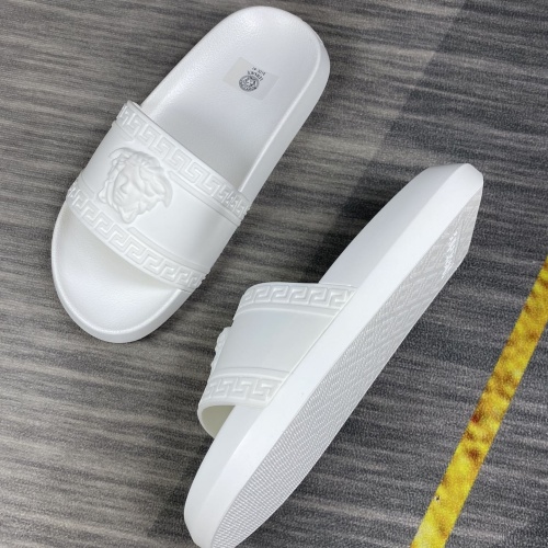 Replica Versace Slippers For Men #1220280 $45.00 USD for Wholesale