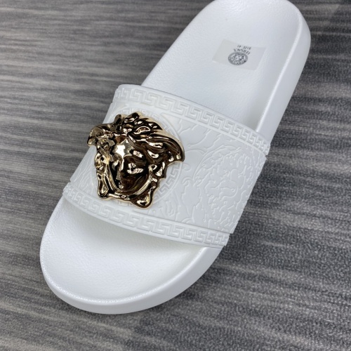 Replica Versace Slippers For Men #1220285 $45.00 USD for Wholesale