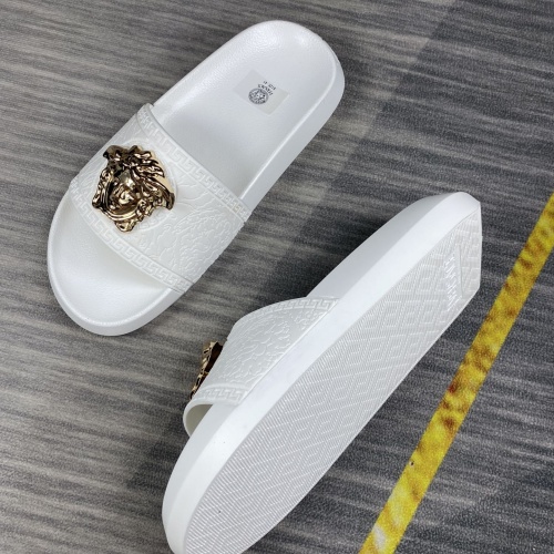 Replica Versace Slippers For Men #1220285 $45.00 USD for Wholesale