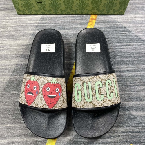 Wholesale Gucci Slippers For Men #1220303 $45.00 USD, Wholesale Quality Replica Gucci Slippers