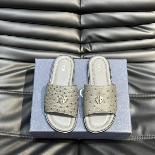 Replica Christian Dior Slippers For Men #1220345 $56.00 USD for Wholesale