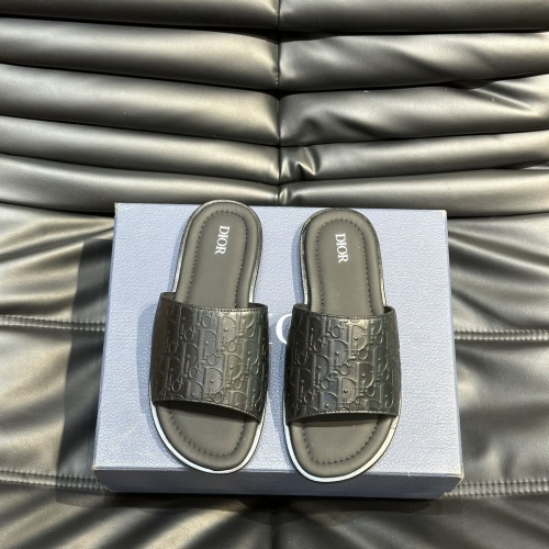 Wholesale Christian Dior Slippers For Men #1220354 $56.00 USD, Wholesale Quality Replica Christian Dior Slippers