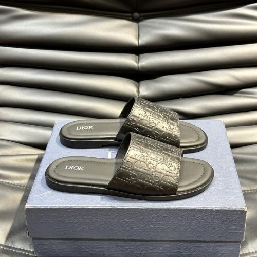 Replica Christian Dior Slippers For Men #1220354 $56.00 USD for Wholesale