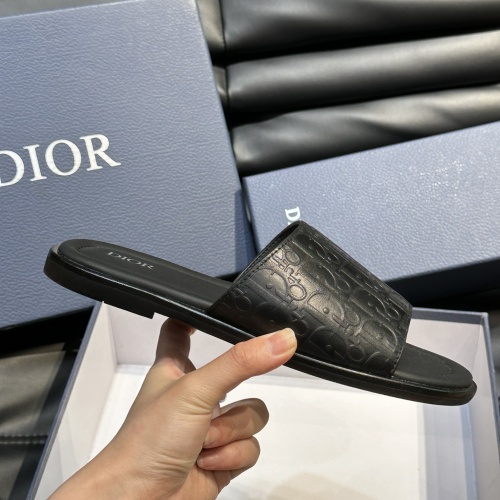 Replica Christian Dior Slippers For Men #1220354 $56.00 USD for Wholesale