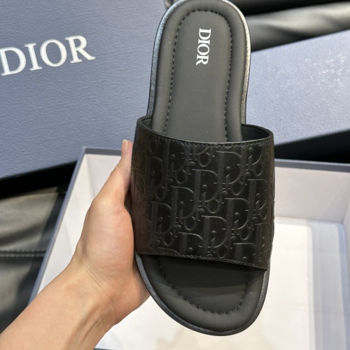 Replica Christian Dior Slippers For Men #1220354 $56.00 USD for Wholesale