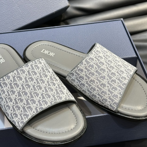 Replica Christian Dior Slippers For Men #1220355 $56.00 USD for Wholesale