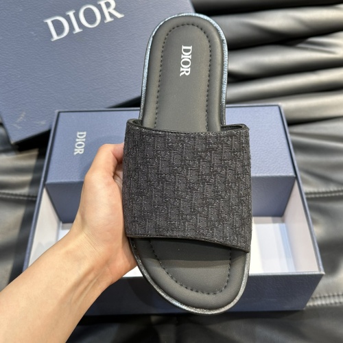 Replica Christian Dior Slippers For Men #1220356 $56.00 USD for Wholesale