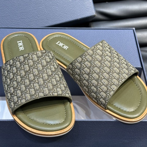 Replica Christian Dior Slippers For Men #1220357 $56.00 USD for Wholesale